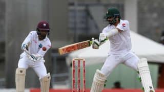 Azhar Ali's 85* guides Pakistan to 169-2 at stumps on Day 1, 3rd Test against West Indies on rain-marred day